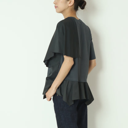 天竺×ストレッチドッキングアシメトップス 51295051