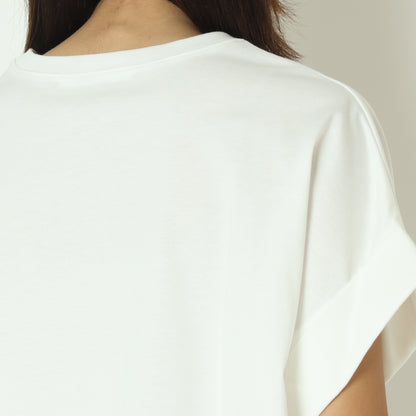 クロップド丈ロゴTシャツ55025614