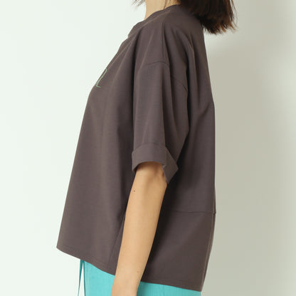 コクーンシルエットロゴTシャツ  55025645