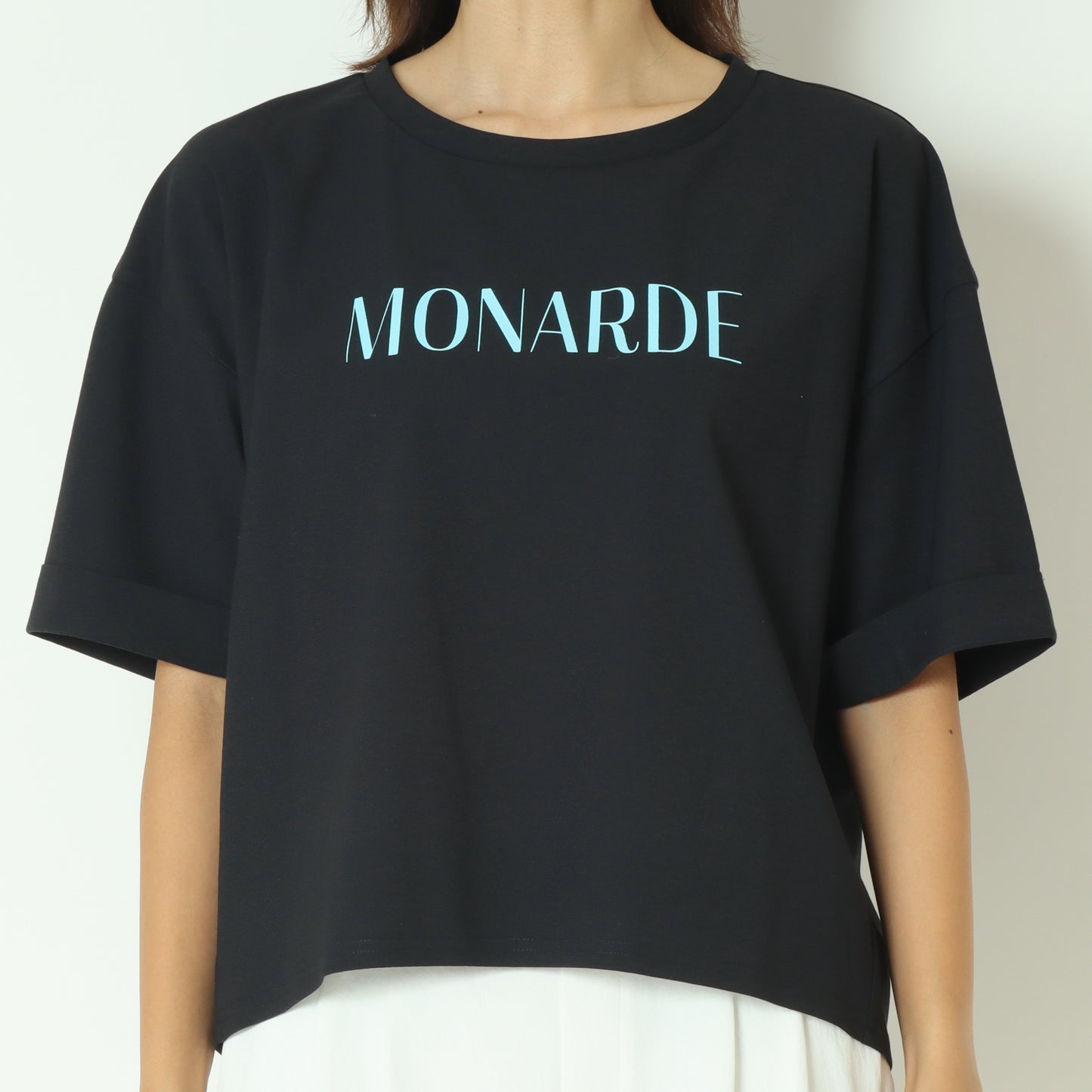 コクーンシルエットロゴTシャツ  55025645