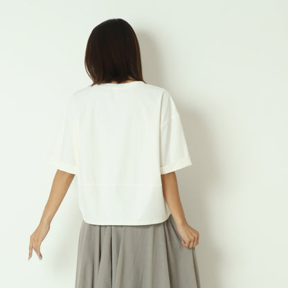 コクーンシルエットロゴTシャツ  55025645