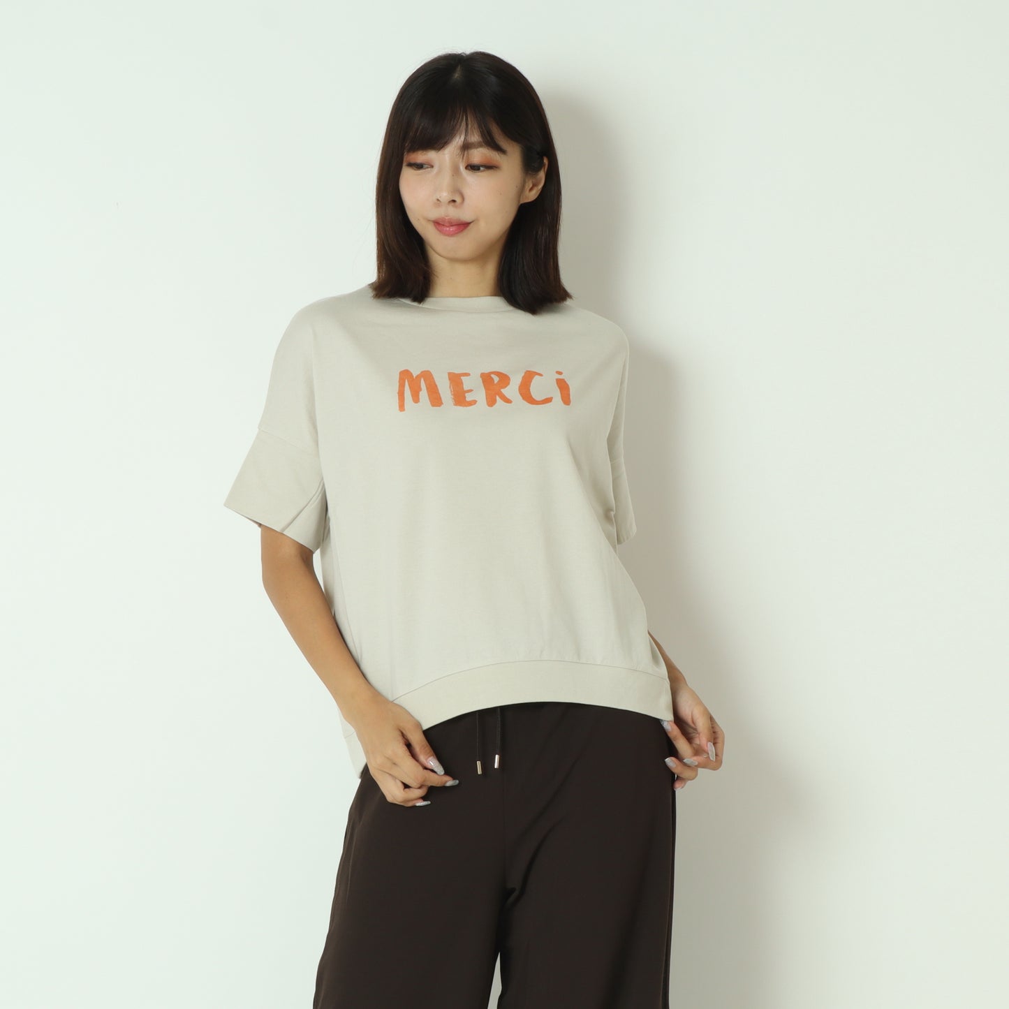MERCIロゴコクーンTシャツ  55225609