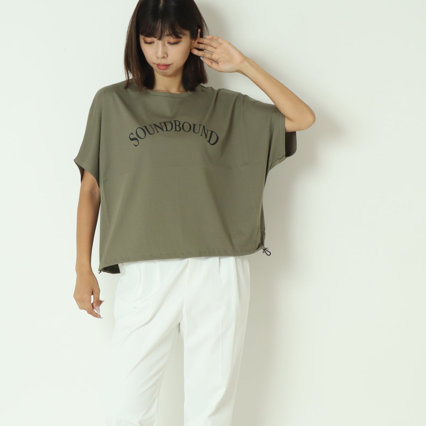 ドロストヘムプリントＴシャツ  55225704