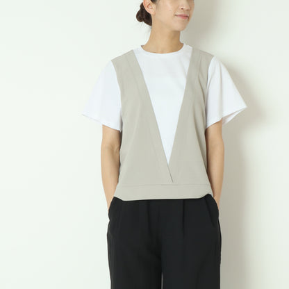 レイヤーライクコンビトップス　501350