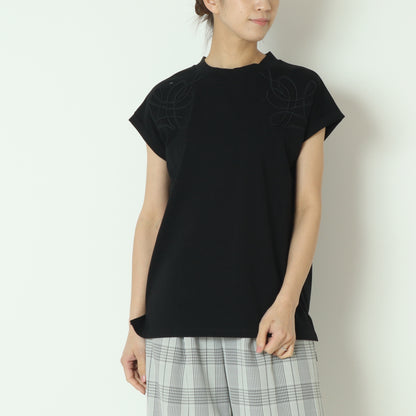 コードエンブロイダリーTシャツ　MGCT25061-S