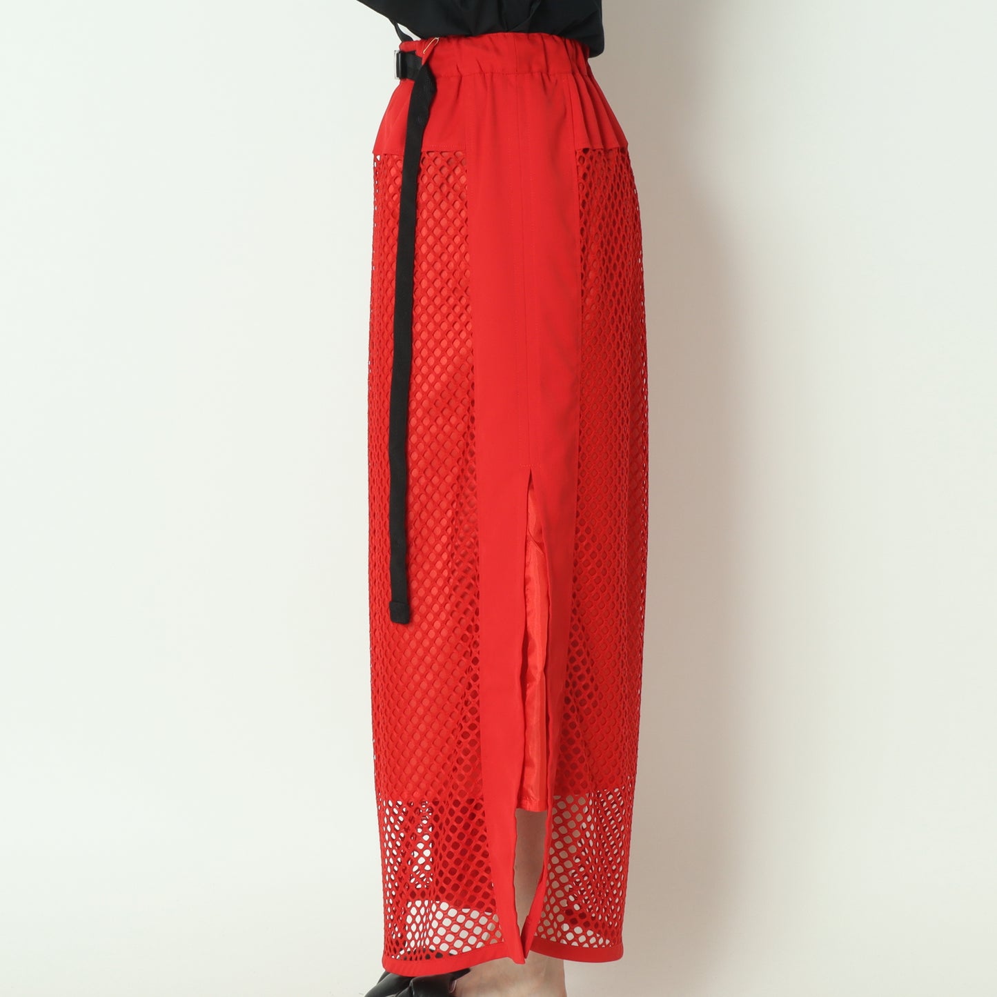 メッシュロングスカート　25M-S-10