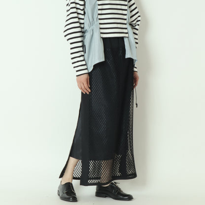 メッシュロングスカート　25M-S-10