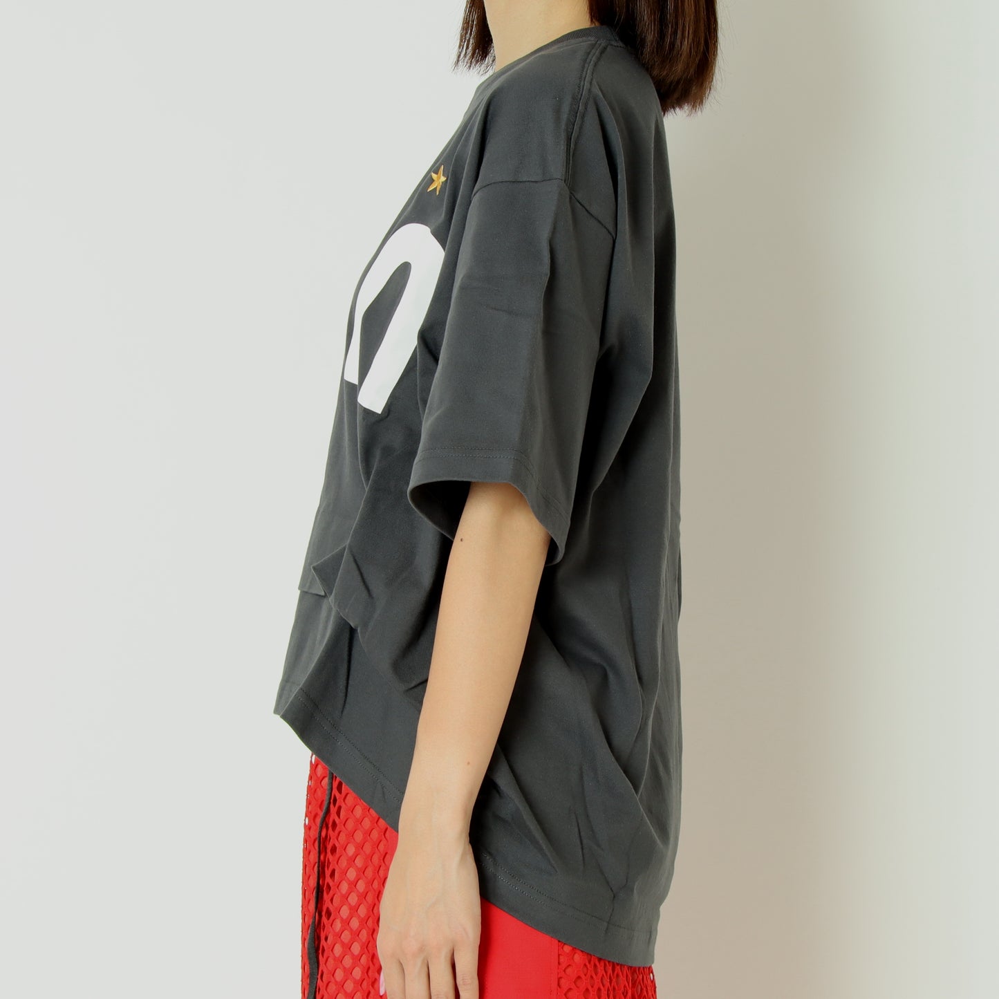 USUロゴステッチワークTシャツ 25M-MT-39
