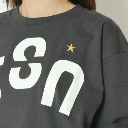 USUロゴステッチワークTシャツ 25M-MT-39