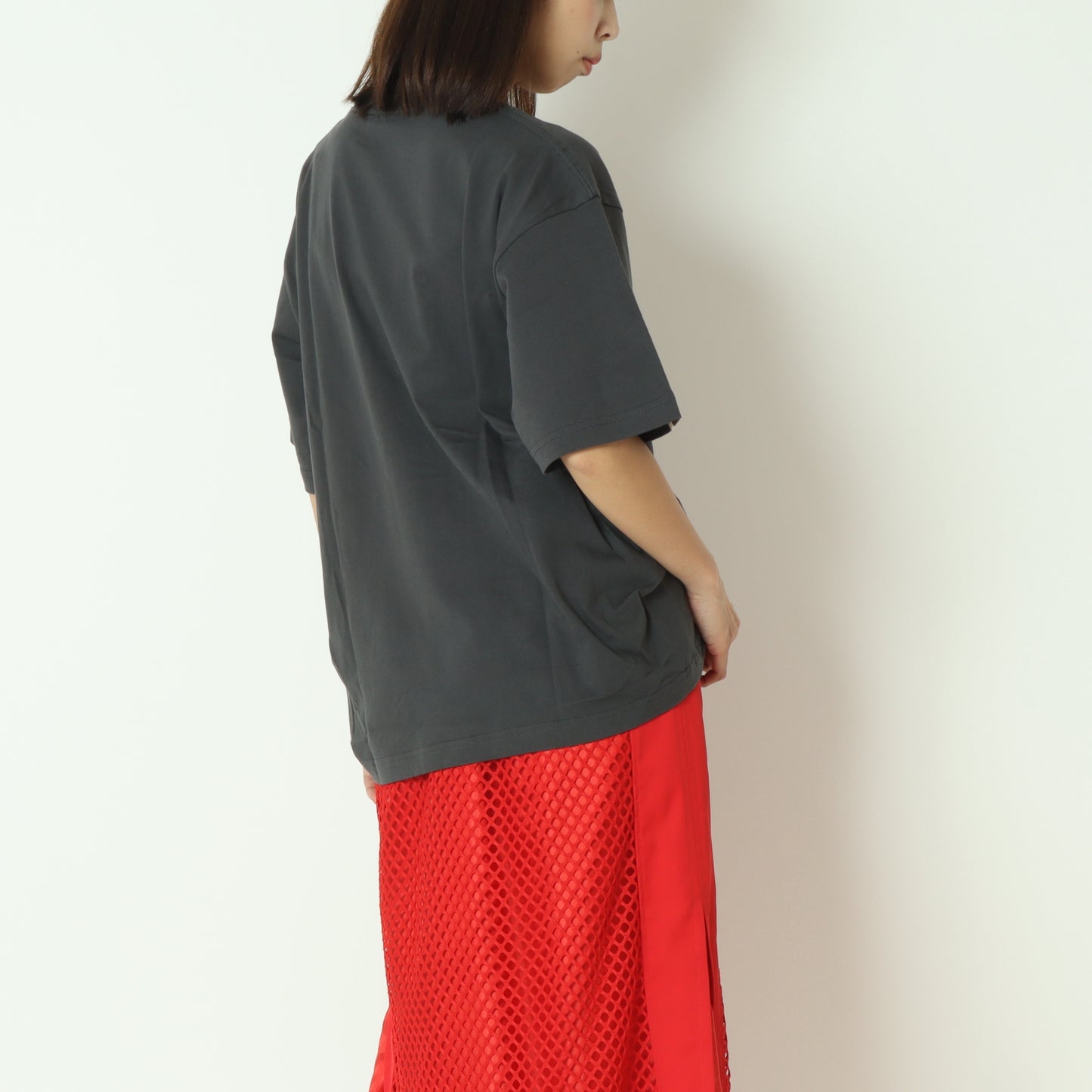 USUロゴステッチワークTシャツ 25M-MT-39