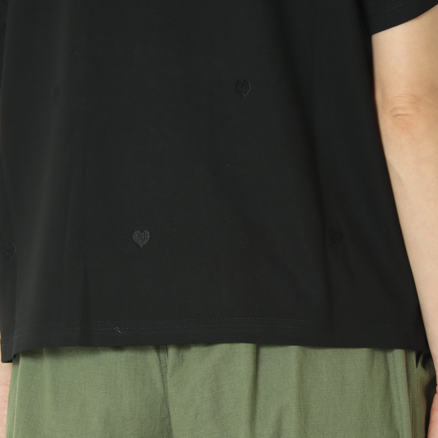 ハート刺繍Tシャツ  733230