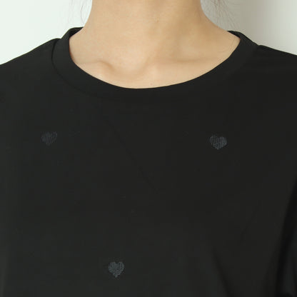 ハート刺繍Tシャツ  733230