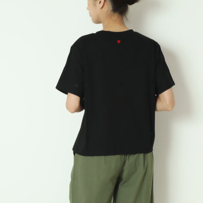 ハート刺繍Tシャツ  733230