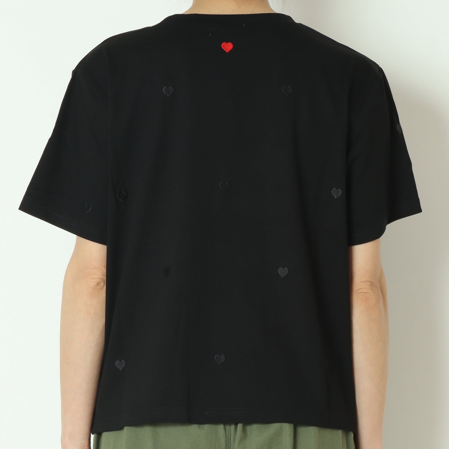 ハート刺繍Tシャツ  733230