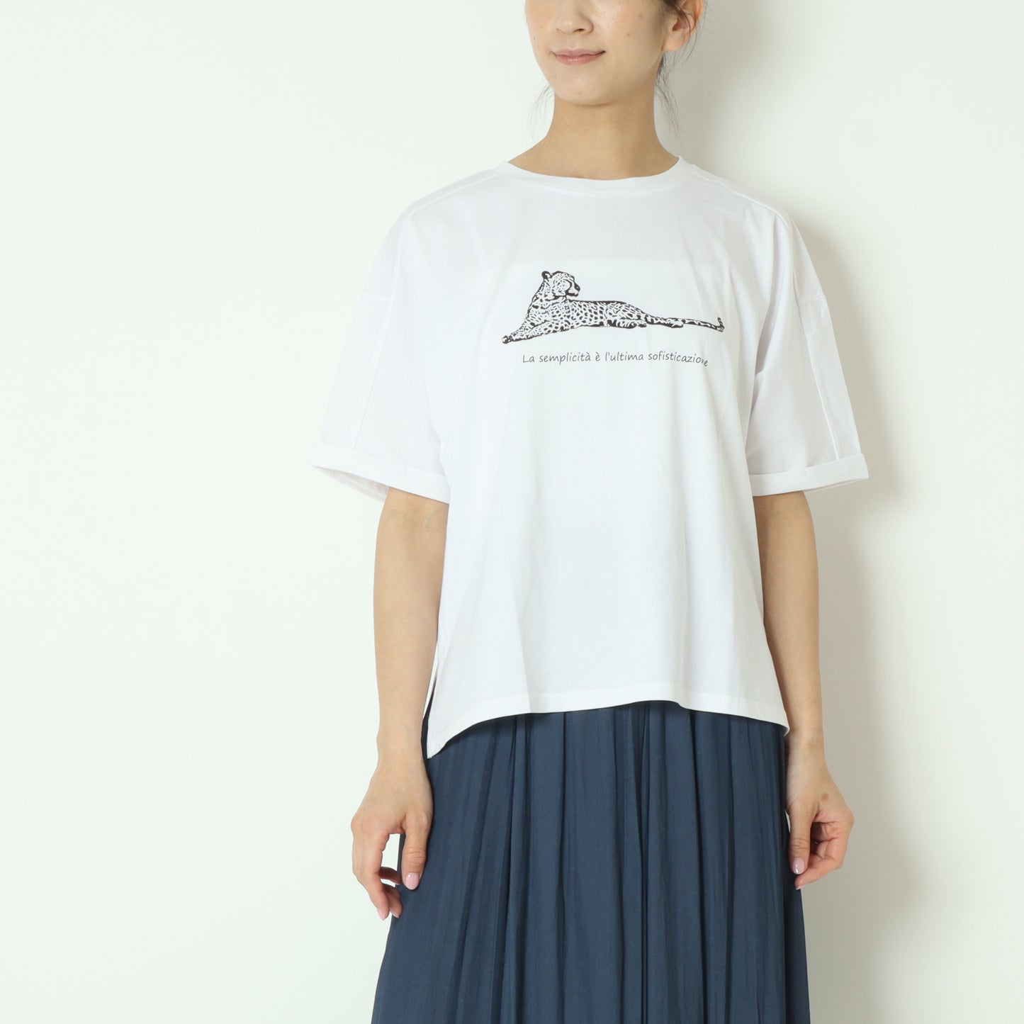 ジャガープリントTシャツ  730309