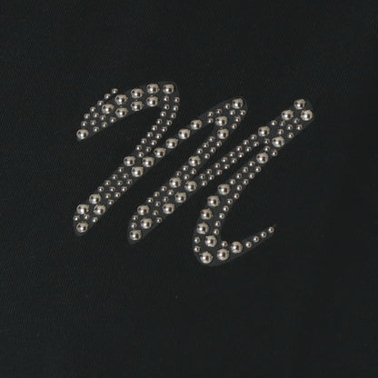 Mロゴブローチ風Tシャツ   713227