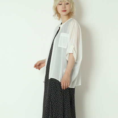 スタンドカラードルマンシアーシャツ 613763