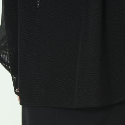 フリル×メッシュバックシアーシャツブラウス 623741