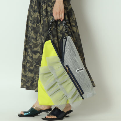 メッシュトライアングルバッグウィズフリル  R2501TMF31