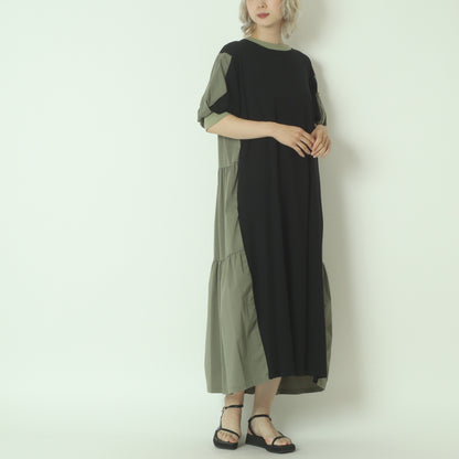 バックティアードワンピース 70050-7113