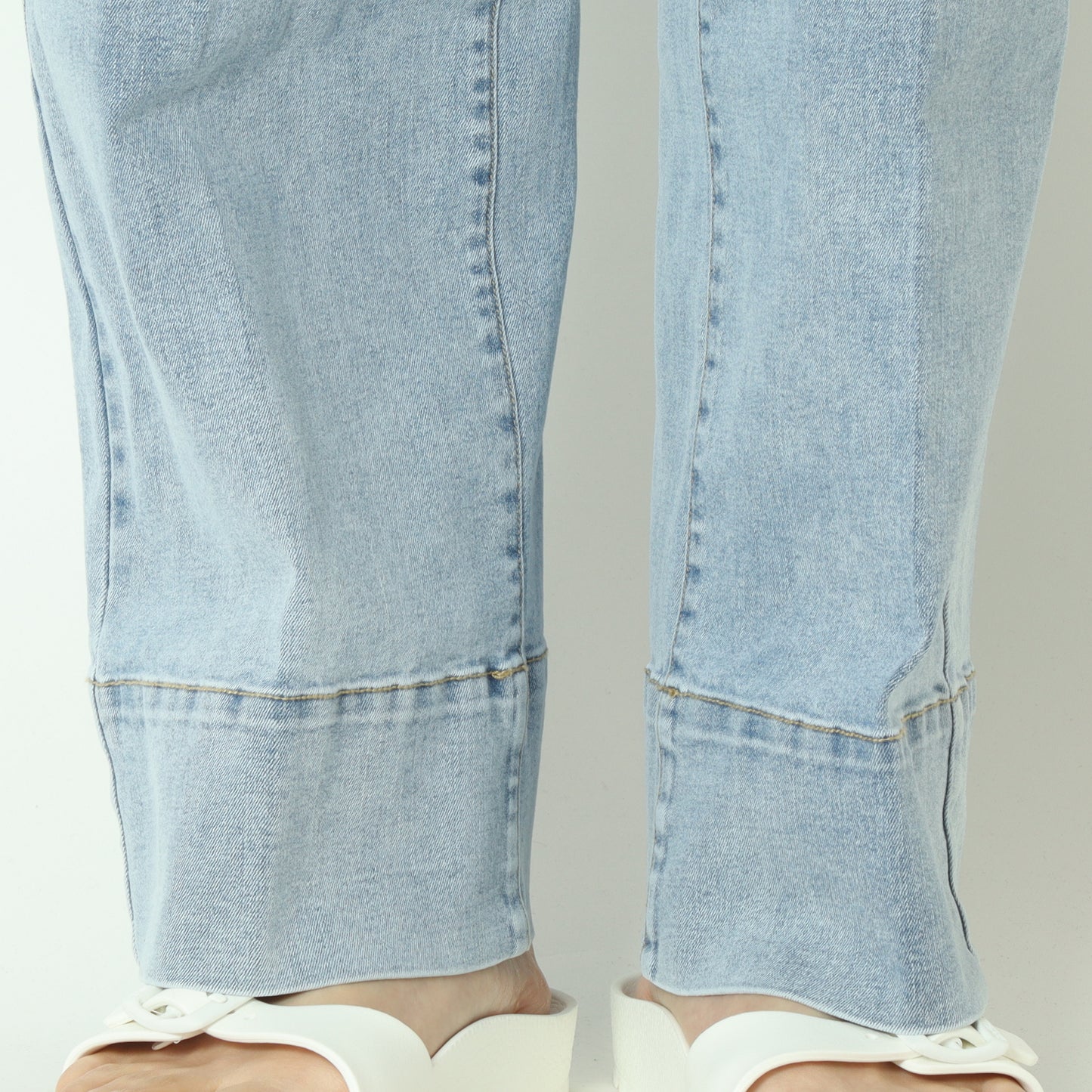 ハイウエストワイドデニムパンツ　C7528499-2