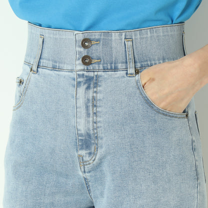 ハイウエストワイドデニムパンツ　C7528499-2