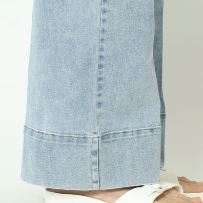 ハイウエストワイドデニムパンツ　C7528499