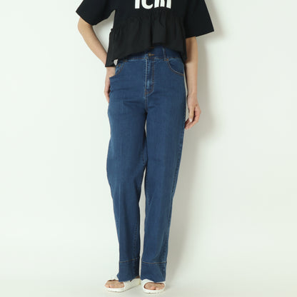 ハイウエストワイドデニムパンツ　C7528499