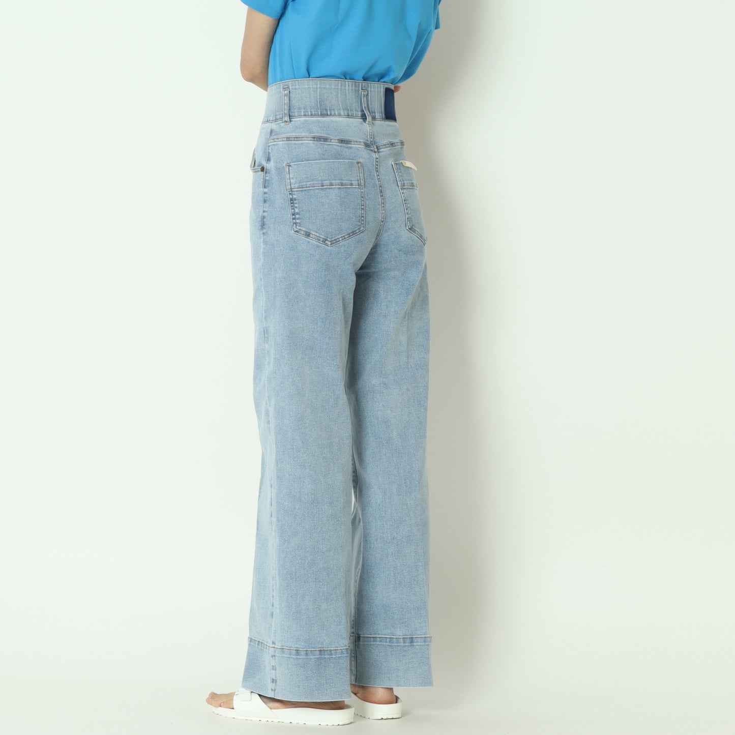 ハイウエストワイドデニムパンツ　C7528499