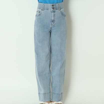 ハイウエストワイドデニムパンツ　C7528499