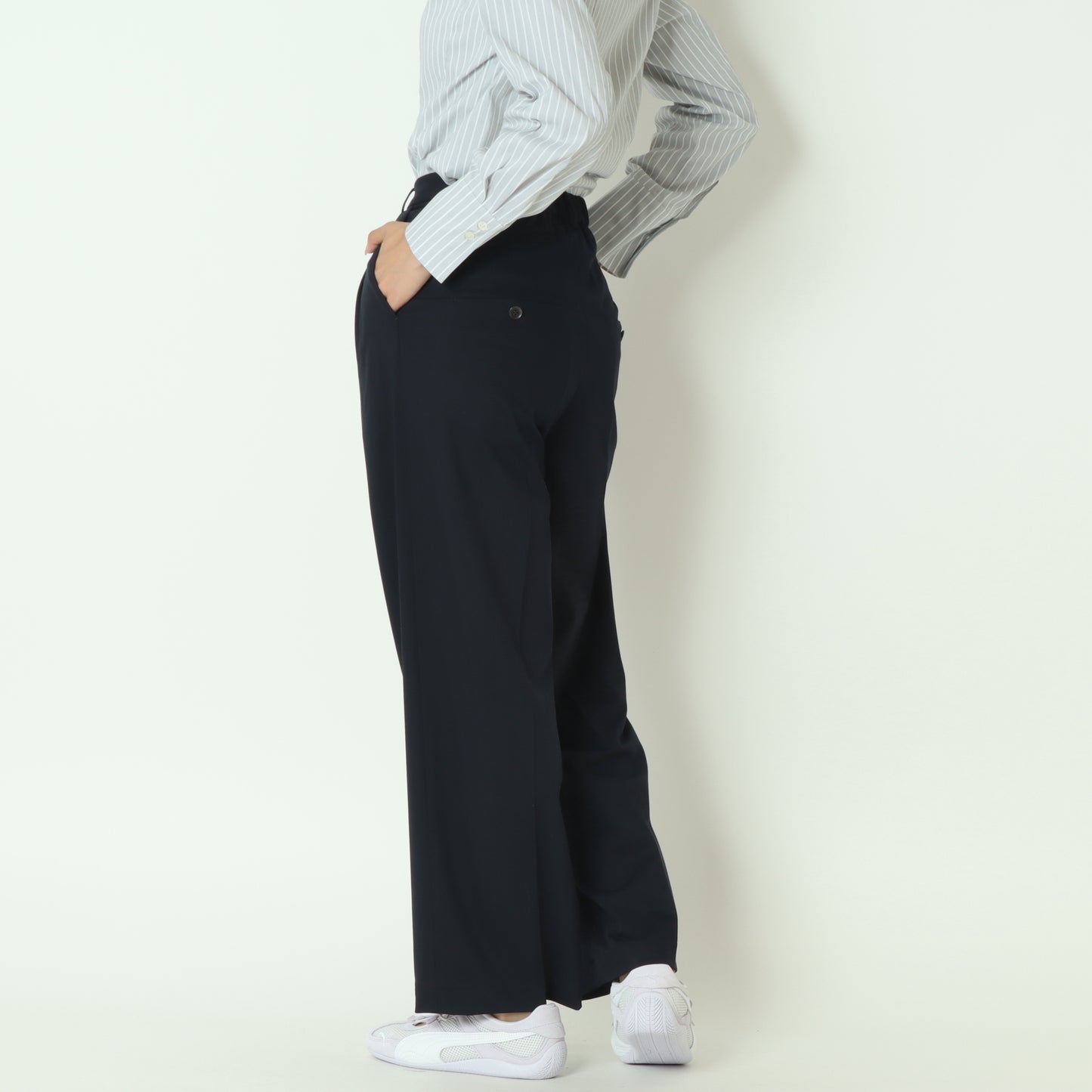 レーヨンツイルタックパンツ 251A1306
