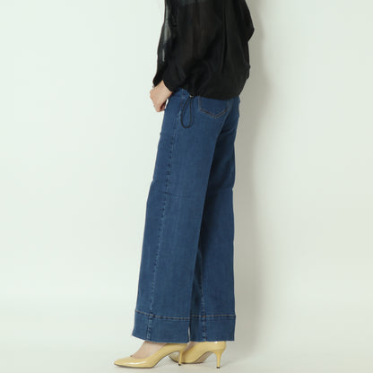 ハイウエストワイドデニムパンツ　C7528499-2