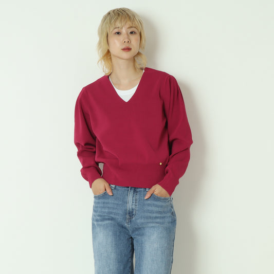 エリートストレッチＶネックニット 80256101