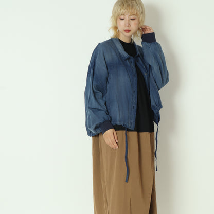 シアーデニムドロストシャツ  80256015