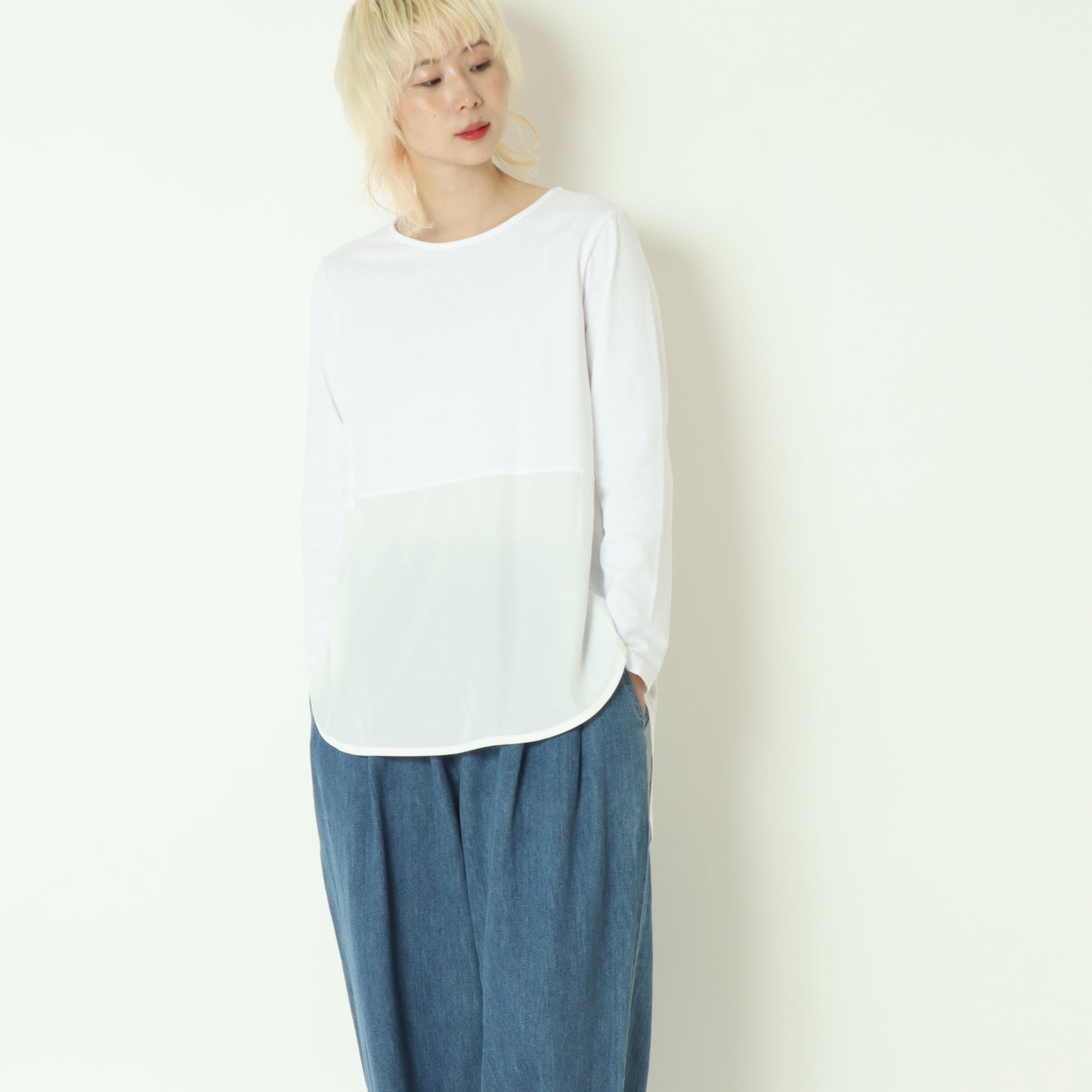 レイヤードインナーカットソー  10256163