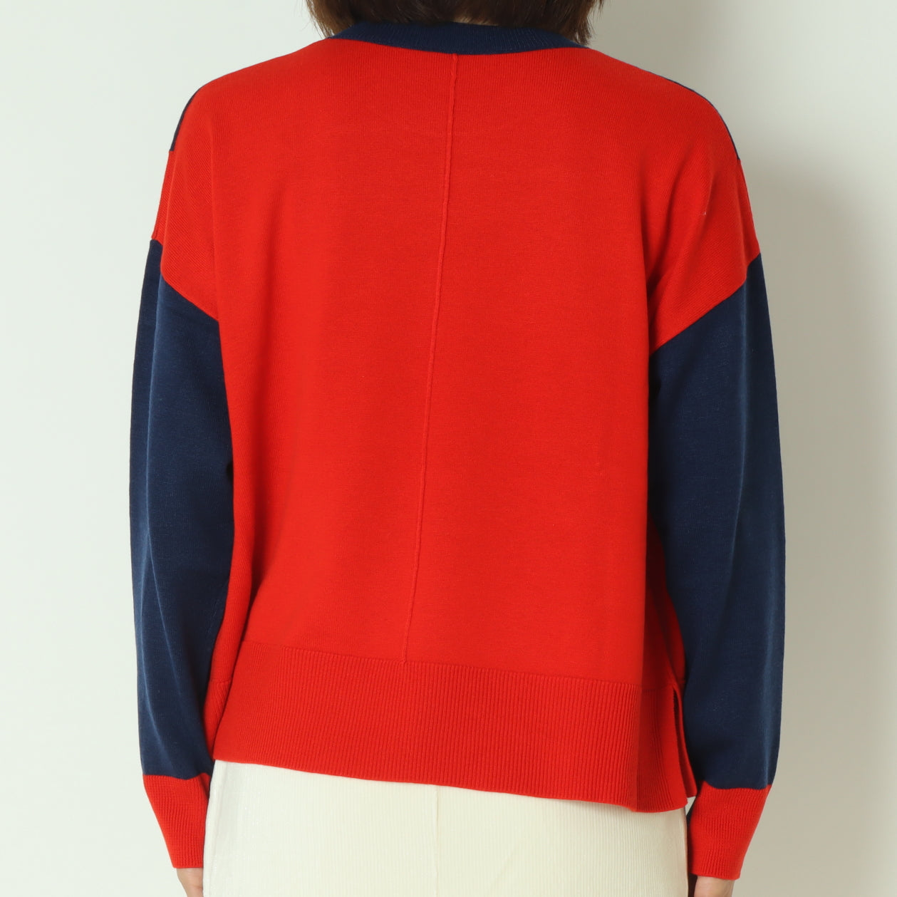 ブロック配色プルオーバーニット  10256051