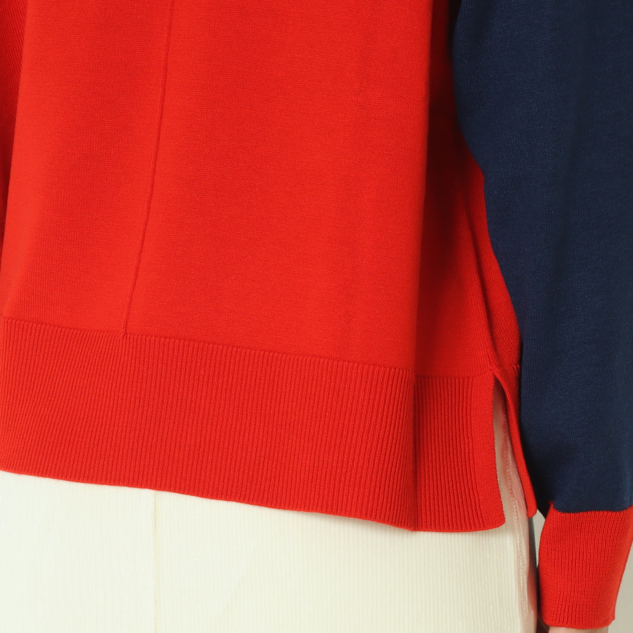 ブロック配色プルオーバーニット  10256051