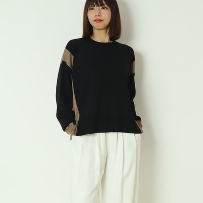 ブロック配色プルオーバーニット  10256051