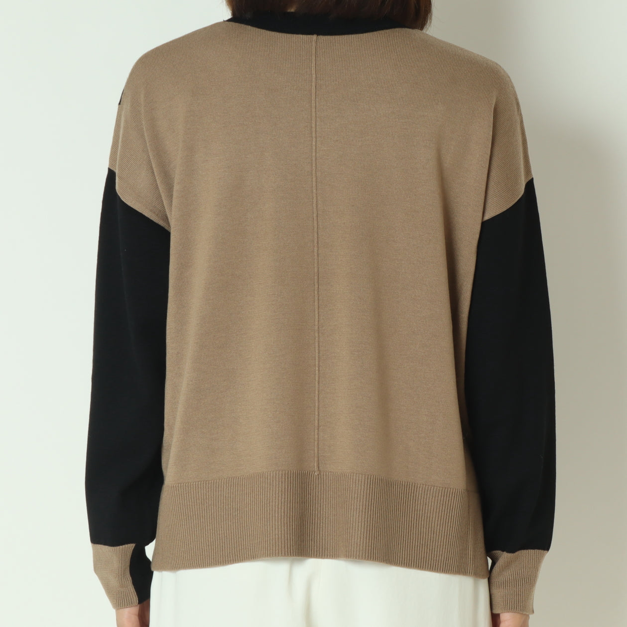 ブロック配色プルオーバーニット  10256051