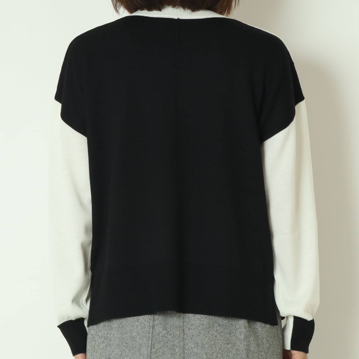 ブロック配色プルオーバーニット  10256051