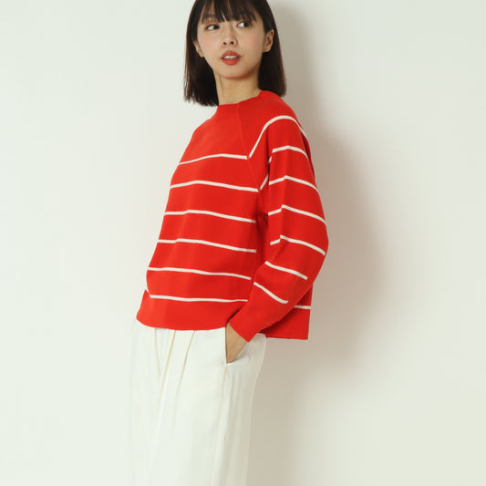 パネルボーダーニット  11256369