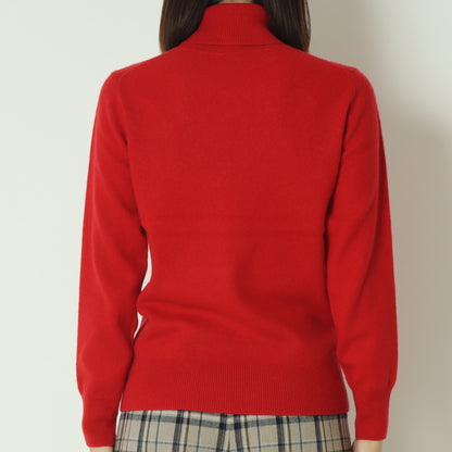 ピュアカシミアタートルニット  11256454