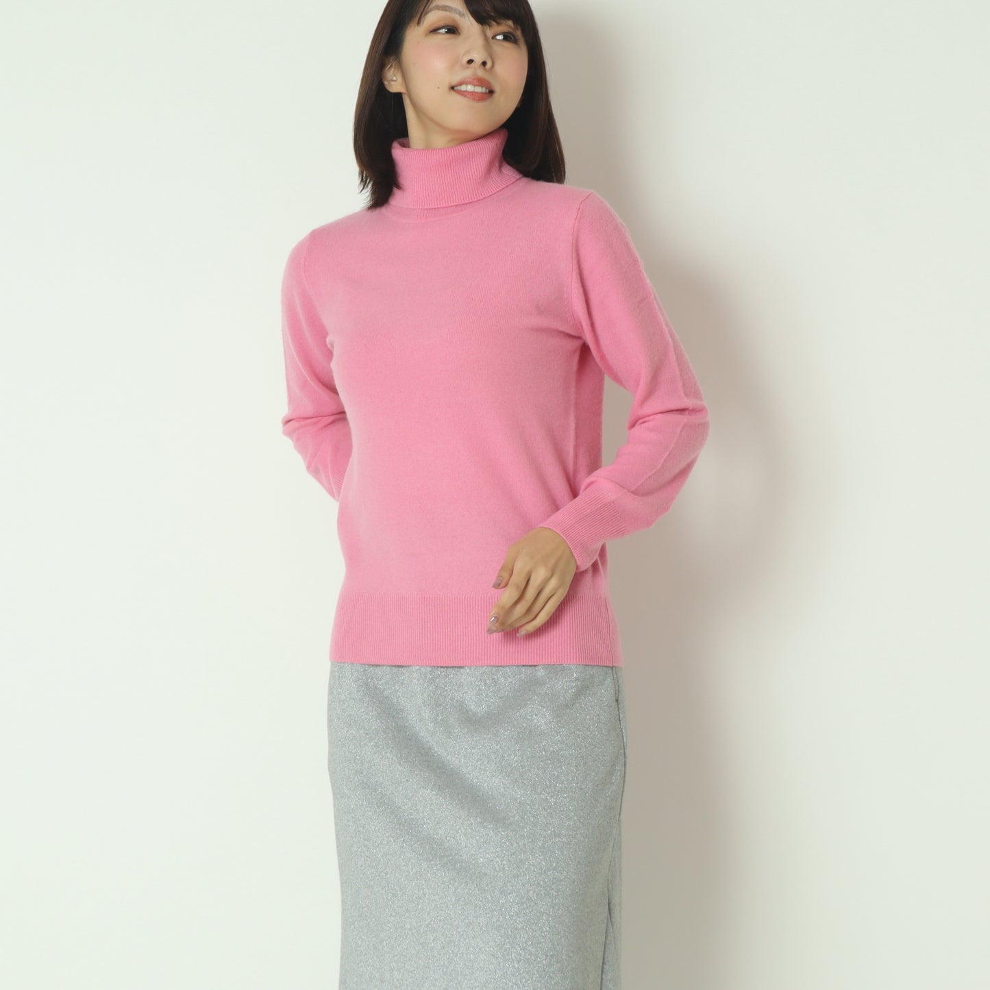 ピュアカシミアタートルニット  11256454
