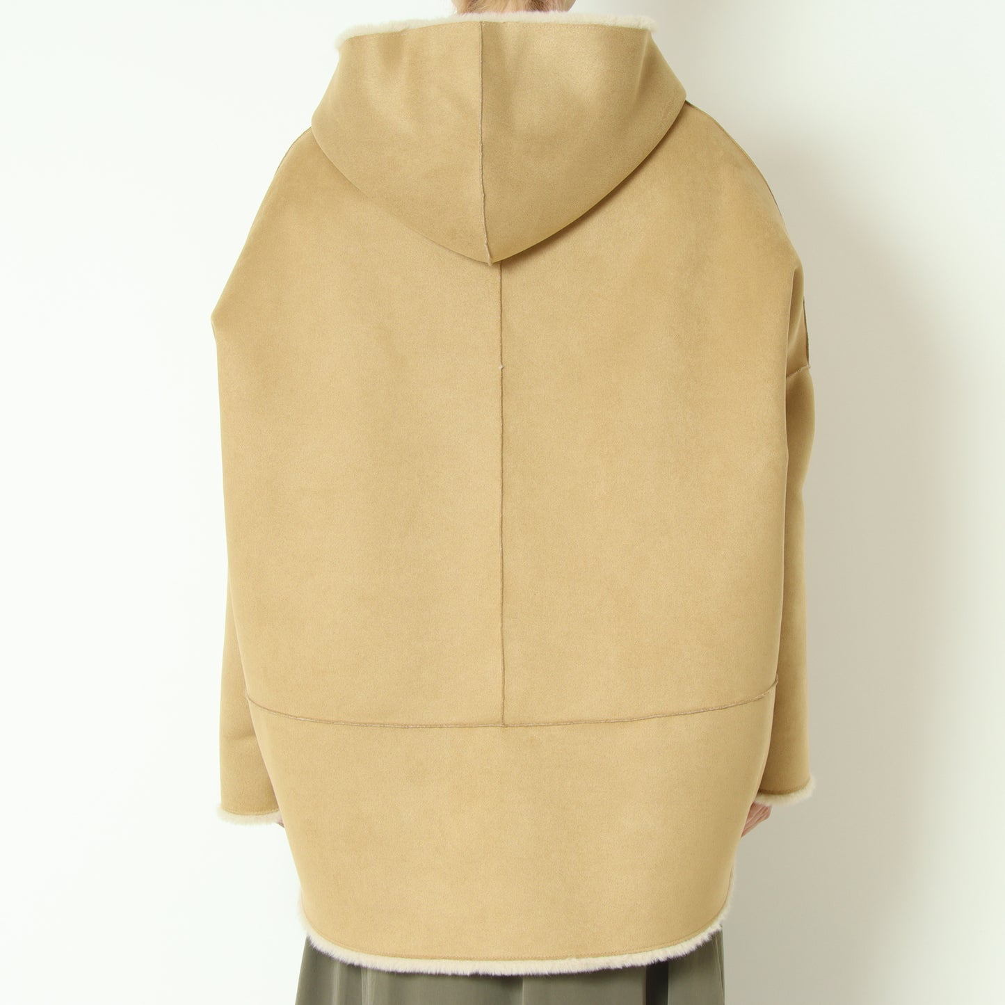 リバーシブルミドル丈フーディボアコート  80256407