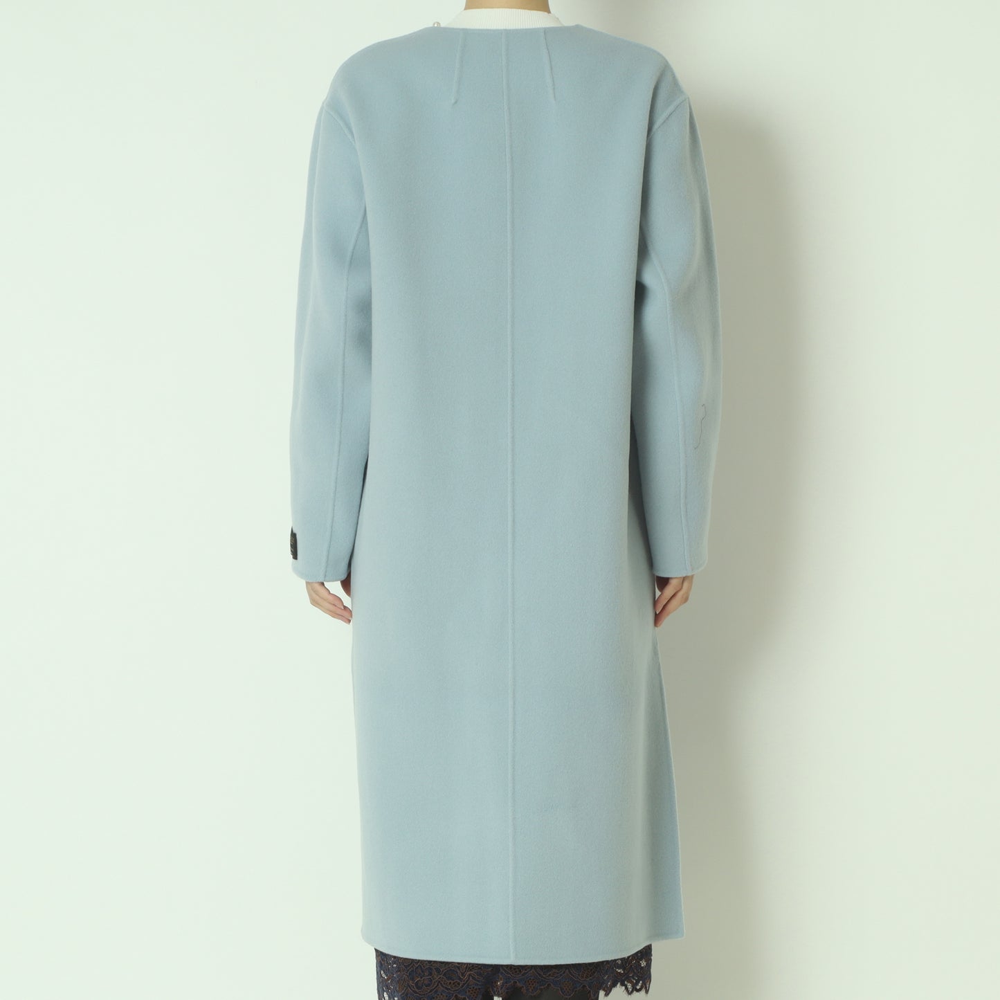 ノーカラーロングコート  20256616