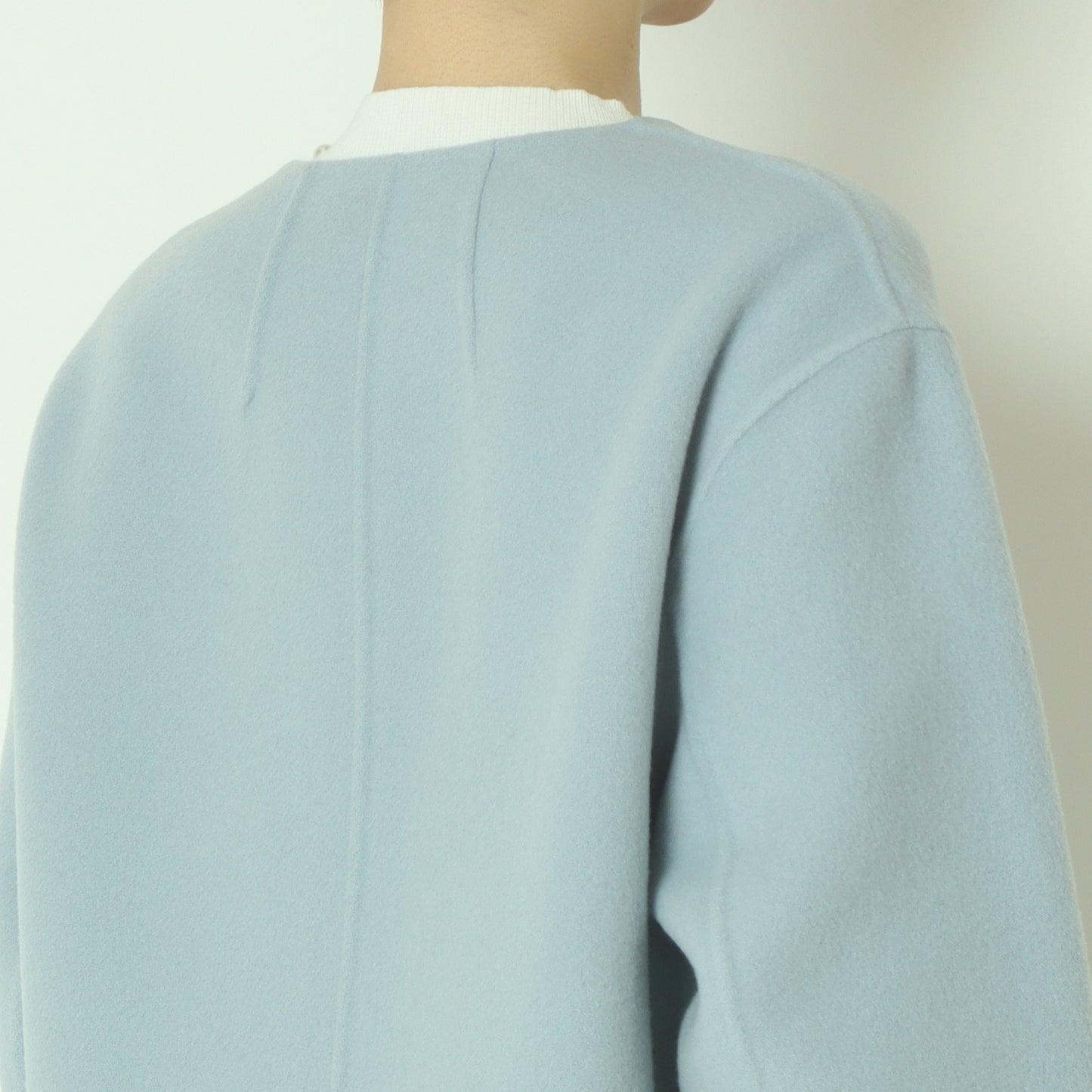 ノーカラーロングコート  20256616