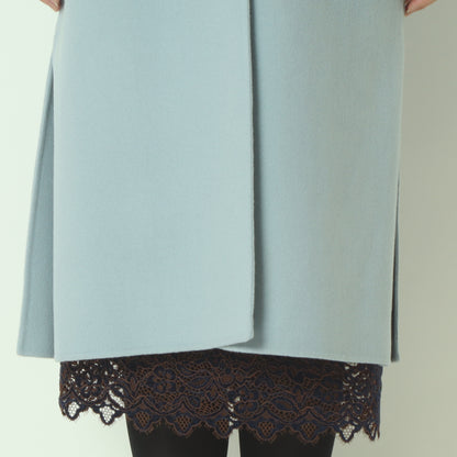 ノーカラーロングコート  20256616