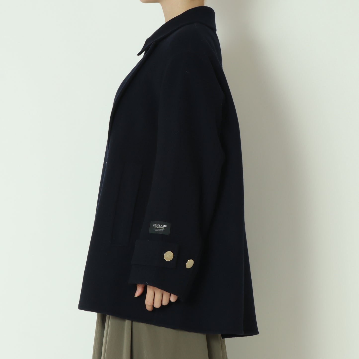 ダブルフェイスPコート  80256200