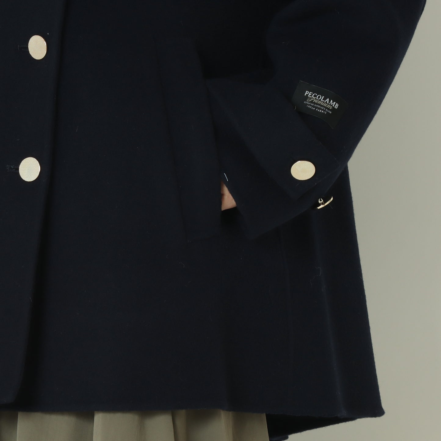 ダブルフェイスPコート  80256200