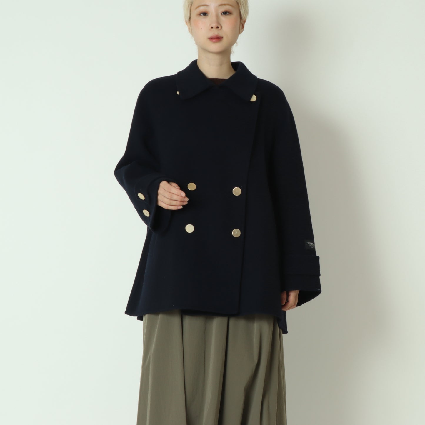 ダブルフェイスPコート  80256200